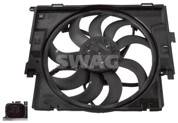 Ventilator, radiator 20 10 3409 SWAG